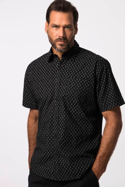 Veliki brojevi Košulja s minimalističkim printom kratkih rukava moda za punije