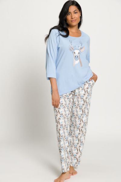 Veliki brojevi Pidžama motiv jelena moda za punije