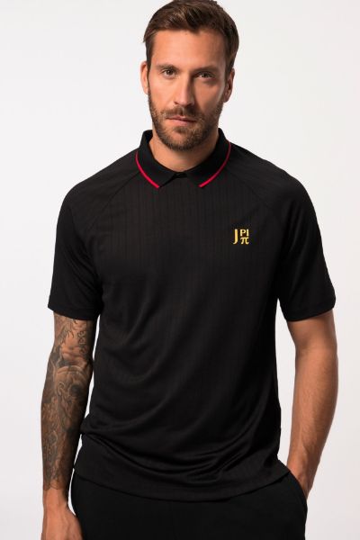 Veliki brojevi Majica Polo za sport s prugom na kragni moda za punije