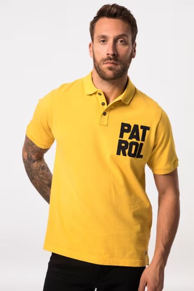 Veliki brojevi Majica Polo kratkih rukava s izvezenim slovima moda za punije