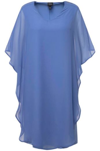 Plus size veliki brojevi Haljina elegantna  s dekorativnim ukrasima na ramenima za punije