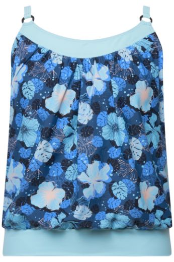 Plus size veliki brojevi Kupaći kostim Tankini cvjetnog printa za punije