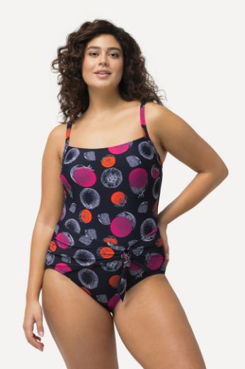 Plus size veliki brojevi Kupaći kostim jednodijelni voćnog motiva za punije