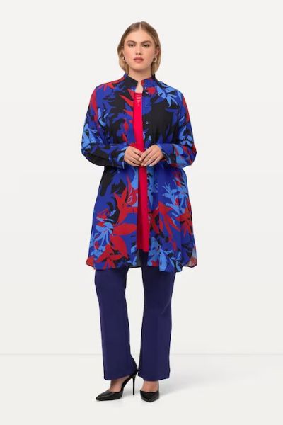Veliki brojevi Tunika cvjetnog motiva moda za punije