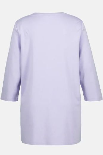 Plus size veliki brojevi Majica s ukrasnim gumbom za punije