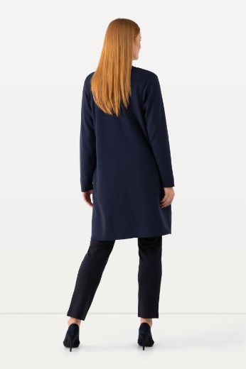 Plus size veliki brojevi Kardigan dugi model s džepovima za punije