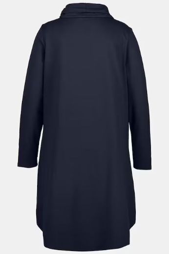 Plus size veliki brojevi Tunika A kroja s rol ovratnikom za punije