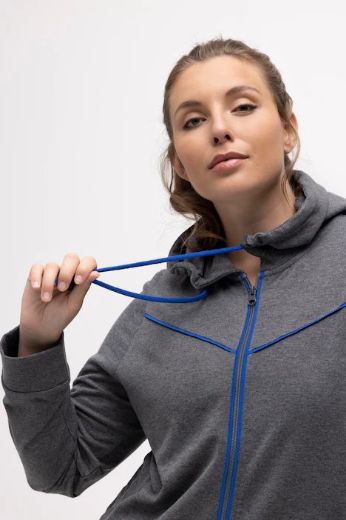 Plus size veliki brojevi Trenirka gornji dio s kapuljačom za punije