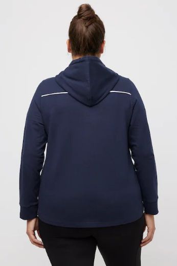 Plus size veliki brojevi Trenirka gornji dio s kapuljačom za punije