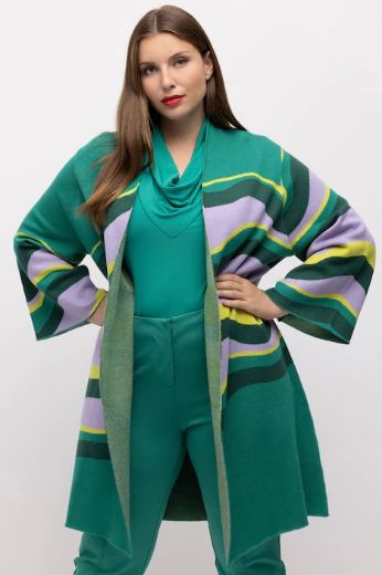 Plus size veliki brojevi Kardigan sa širim rukavima za punije