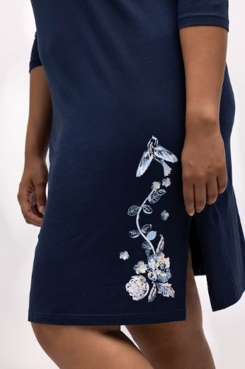 Plus size veliki brojevi Spavaćice 2 komada motiv ptica i cvijeća za punije