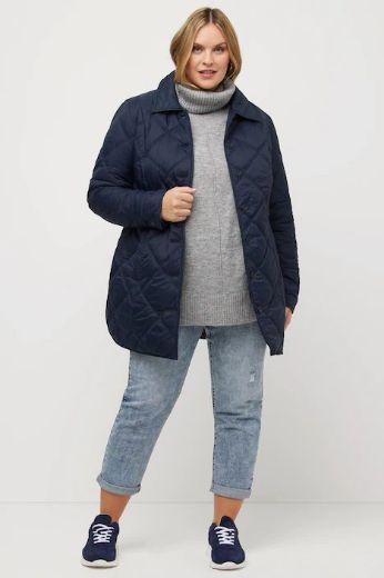 Plus size veliki brojevi Jakna s ukrasnom podstavom za punije