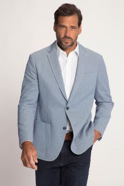 Veliki brojevi Sako s dva gumba moda za punije