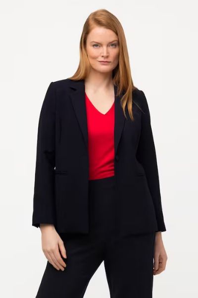 Veliki brojevi Sako klasični s jednim gumbom moda za punije
