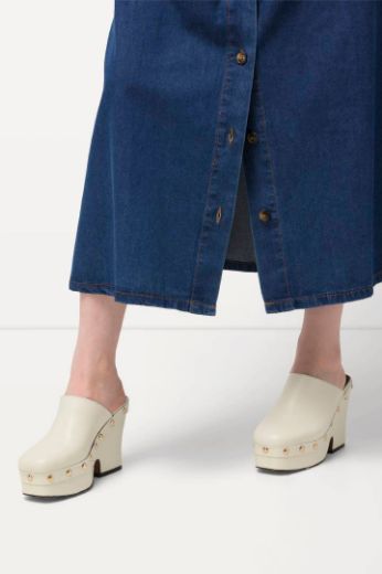 Plus size veliki brojevi Suknja traper duži model na kopčanje za punije