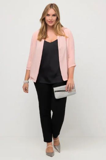 Plus size veliki brojevi Jakna lagana 3/4 rukavi za punije