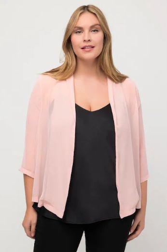 Plus size veliki brojevi Jakna lagana 3/4 rukavi za punije