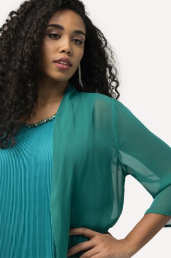 Plus size veliki brojevi Jakna lagana 3/4 rukavi za punije