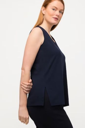 Plus size veliki brojevi Top V ovratnik za punije
