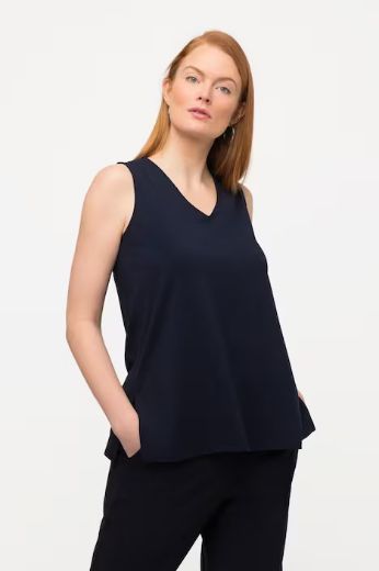 Plus size veliki brojevi Top V ovratnik za punije