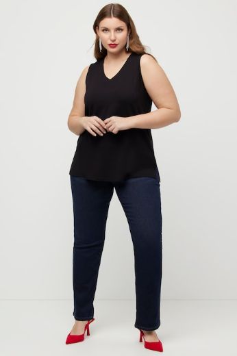 Plus size veliki brojevi Top V ovratnik za punije