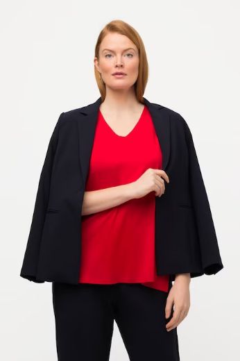 Plus size veliki brojevi Top V ovratnik za punije