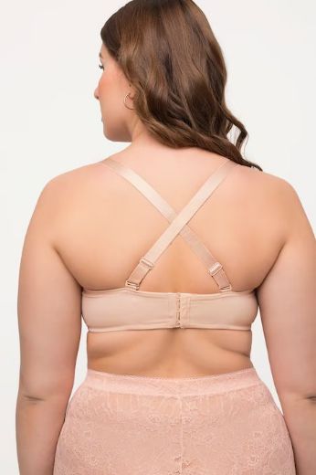 Plus size veliki brojevi Grudnjak s naramenicama na skidanje za punije