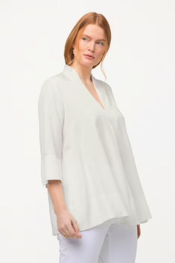 Plus size veliki brojevi Bluza A kroja 3/4 rukavi za punije