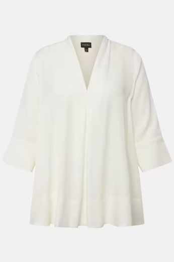 Plus size veliki brojevi Bluza A kroja 3/4 rukavi za punije