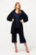 Veliki brojevi Kimono 3/4 rukavi moda za punije