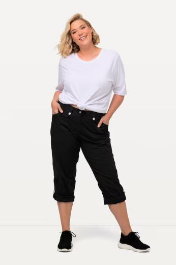 Plus size veliki brojevi Hlače 7/8 Cargo za punije