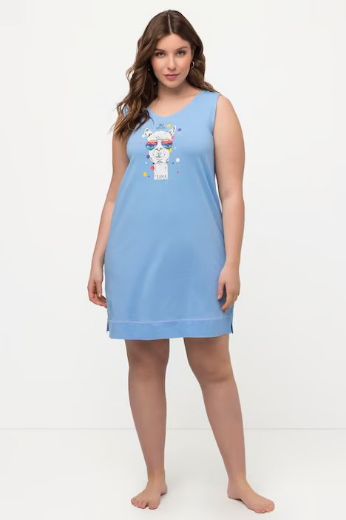 Plus size veliki brojevi Spavaćica motiv ljame za punije