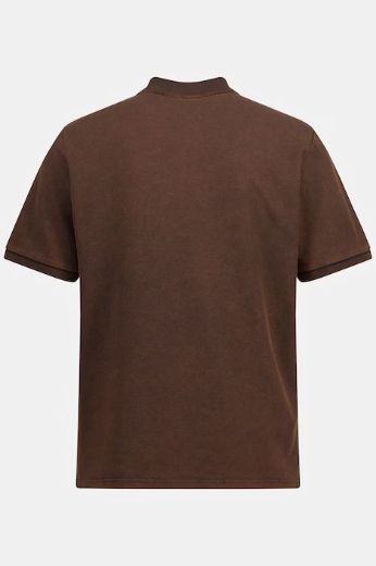 Plus size veliki brojevi Majica Polo isprani efekt za punije