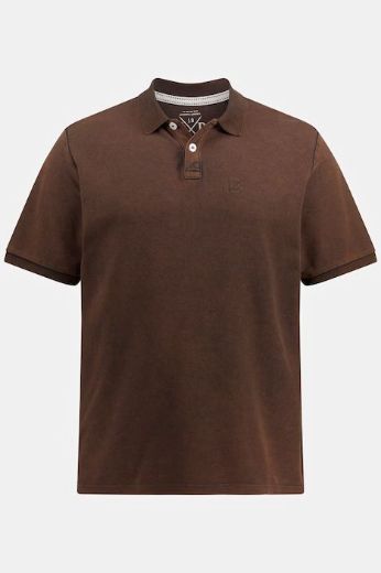 Plus size veliki brojevi Majica Polo isprani efekt za punije
