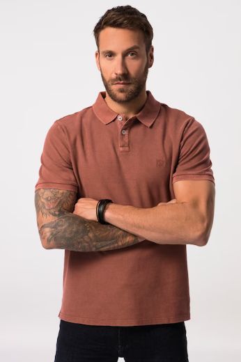 Plus size veliki brojevi Majica Polo isprani efekt za punije