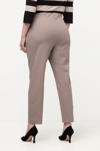 Plus size veliki brojevi Hlače 7/8 s elastičnim pojasom u struku za punije