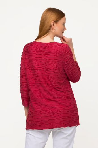 Plus size veliki brojevi Majica s ukrasnim dodatkom na ovratniku za punije