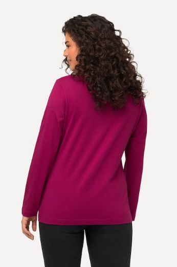 Plus size veliki brojevi Majica dugi rukavi okrugli izrez za punije