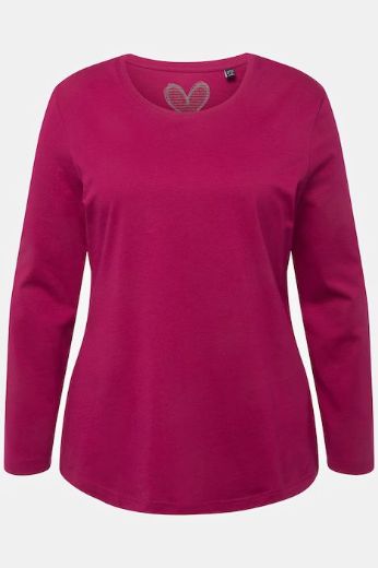 Plus size veliki brojevi Majica dugi rukavi okrugli izrez za punije