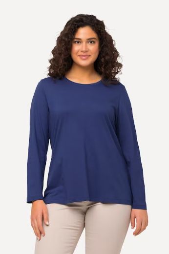 Plus size veliki brojevi Majica dugi rukavi okrugli izrez za punije