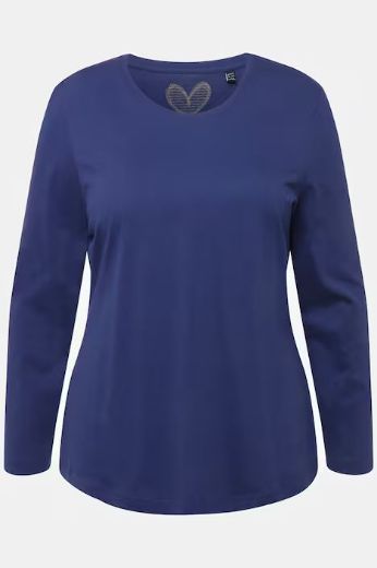 Plus size veliki brojevi Majica dugi rukavi okrugli izrez za punije