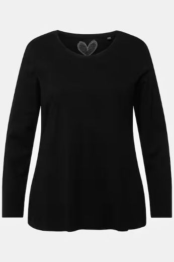 Plus size veliki brojevi Majica dugi rukavi okrugli izrez za punije