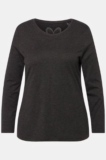 Plus size veliki brojevi Majica dugi rukavi okrugli izrez za punije
