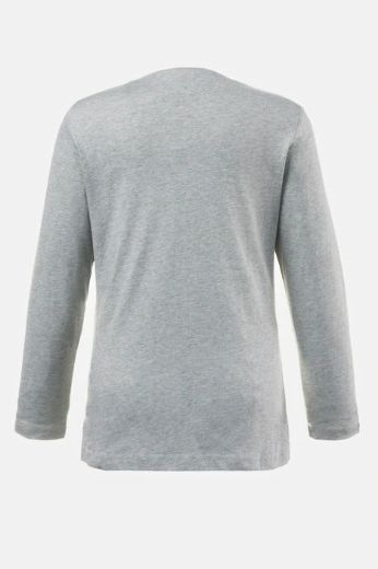 Plus size veliki brojevi Majica dugi rukavi okrugli izrez za punije