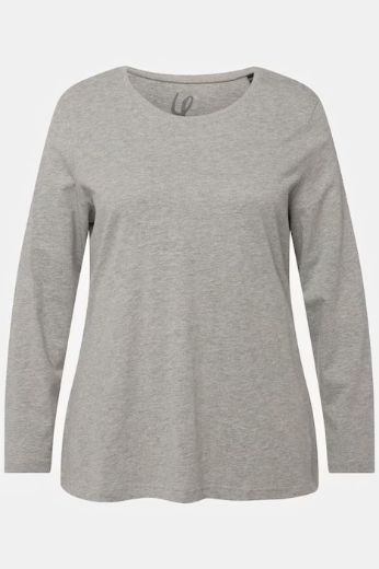 Plus size veliki brojevi Majica dugi rukavi okrugli izrez za punije