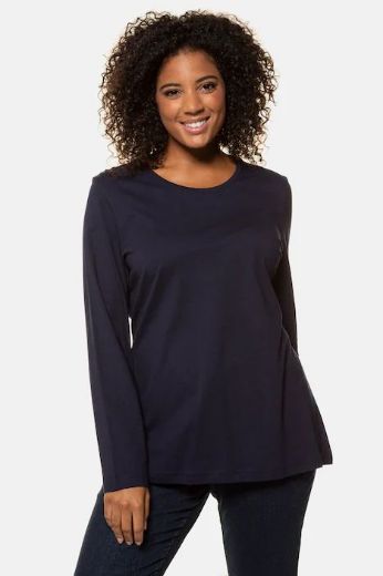 Plus size veliki brojevi Majica dugi rukavi okrugli izrez za punije