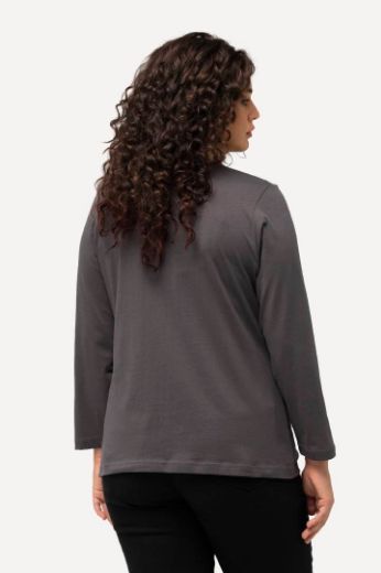 Plus size veliki brojevi Majica dugi rukavi okrugli izrez za punije