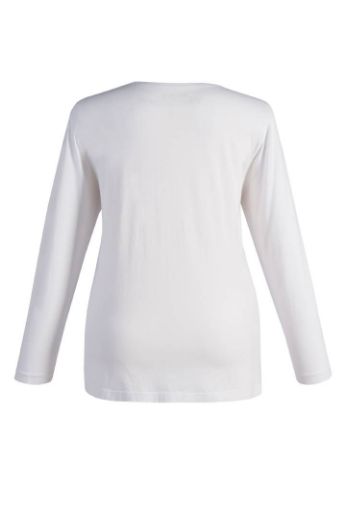 Plus size veliki brojevi Majica dugi rukavi okrugli izrez za punije