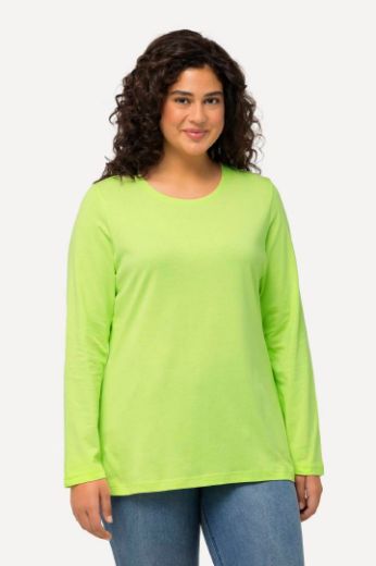 Plus size veliki brojevi Majica dugi rukavi okrugli izrez za punije