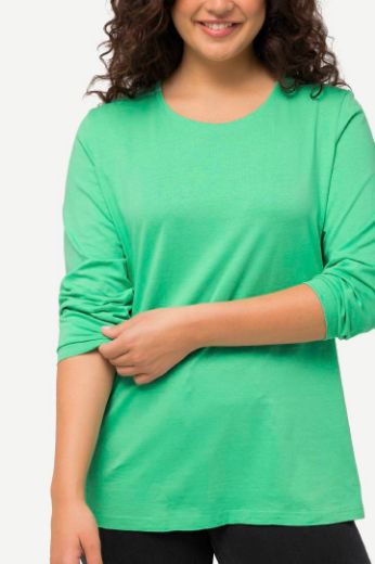 Plus size veliki brojevi Majica dugi rukavi okrugli izrez za punije
